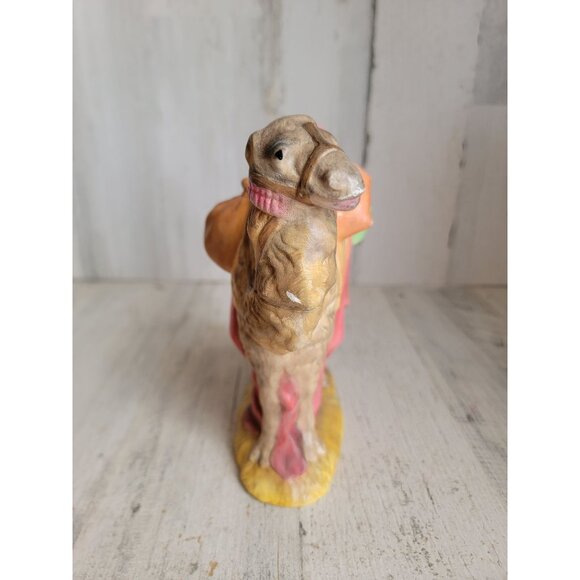 Vintage camel chalkware nativity scene Xmas figure decor religious - Picture 2 of 8